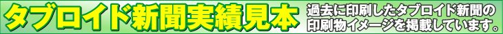 タブロイド新聞実績見本
