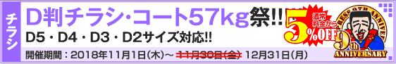 D判チラシ印刷キャンペーン　コートD判57kg限定!!