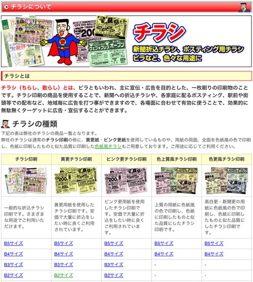 商品ナビチラシ