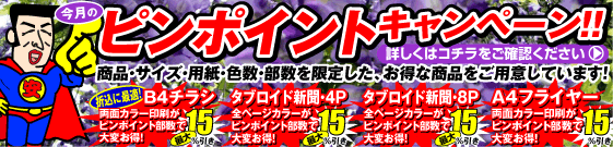 ピンポイントキャンペーン