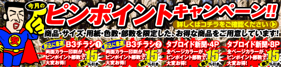 ピンポイントキャンペーン