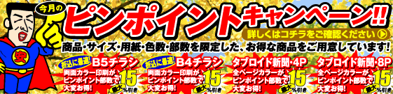 ピンポイントキャンペーン