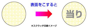 表面をこすると