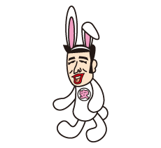 ウサギ着ぐるみ安マン