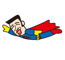 安マン散歩ならぬ散飛中